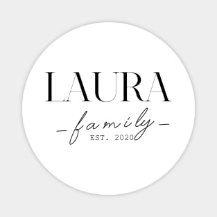 Laura Family EST. 2020, Surname, Laura Magnet